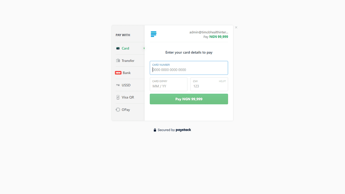 2. Receive Confirmation